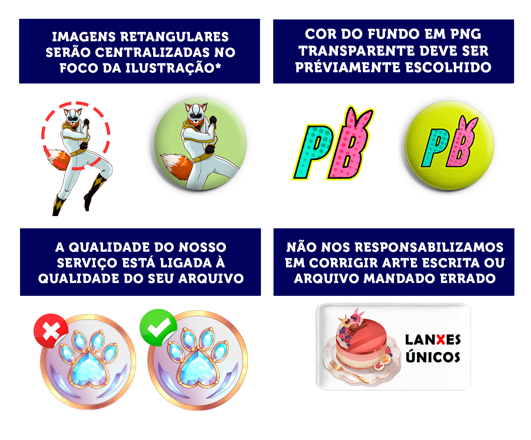 Power!Bottons Personalizações